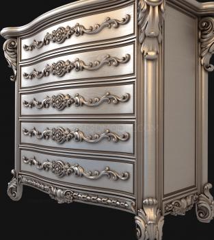 Chests of drawers (KMD_0081) 3D model for CNC machine