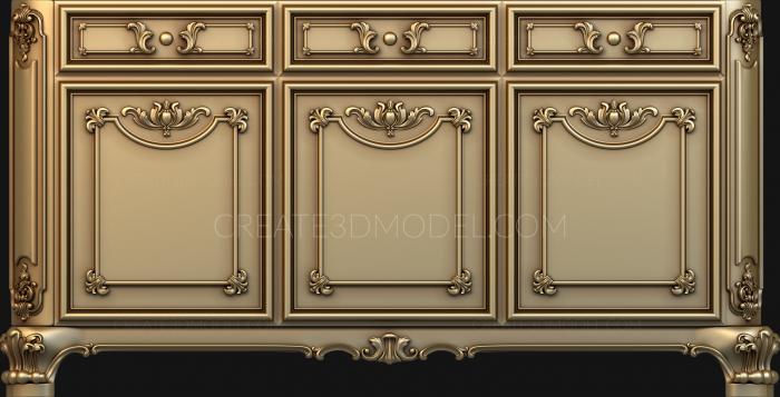 Chests of drawers (KMD_0105) 3D model for CNC machine