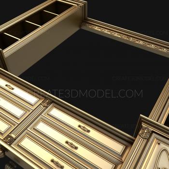 Chests of drawers (KMD_0110) 3D model for CNC machine