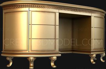 Chests of drawers (KMD_0117) 3D model for CNC machine