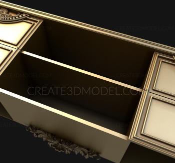 Chests of drawers (KMD_0139) 3D model for CNC machine