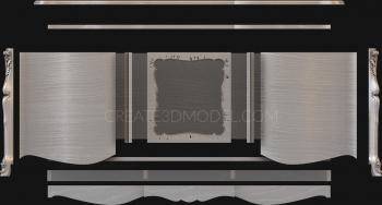 نموذج ثلاثي الأبعاد لآلة CNC صدور الأدراج 