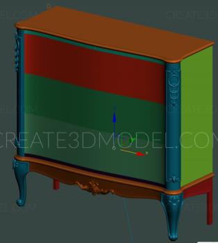 Chests of drawers (KMD_0153) 3D model for CNC machine