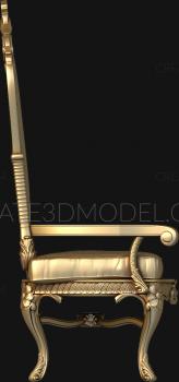 Armchairs (KRL_0005) 3D model for CNC machine