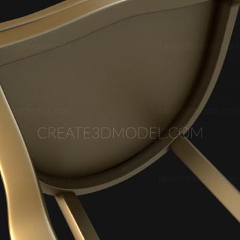 Armchairs (KRL_0049) 3D model for CNC machine