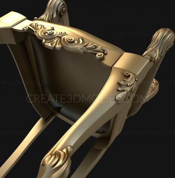 Armchairs (KRL_0063) 3D model for CNC machine