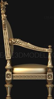 Armchairs (KRL_0064) 3D model for CNC machine