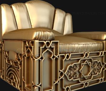 Armchairs (KRL_0069) 3D model for CNC machine