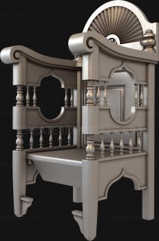 Armchairs (KRL_0071) 3D model for CNC machine