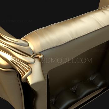 Armchairs (KRL_0080) 3D model for CNC machine