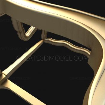 نموذج ثلاثي الأبعاد لآلة CNC الكراسي 