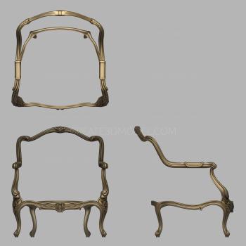 Armchairs (KRL_0140) 3D model for CNC machine
