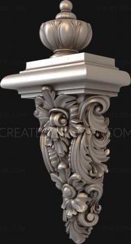 Corbels (KR_0001) 3D model for CNC machine