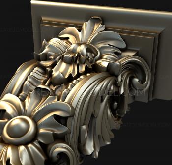 Corbels (KR_0001) 3D model for CNC machine