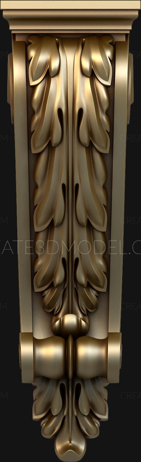 Corbels (KR_0002) 3D model for CNC machine