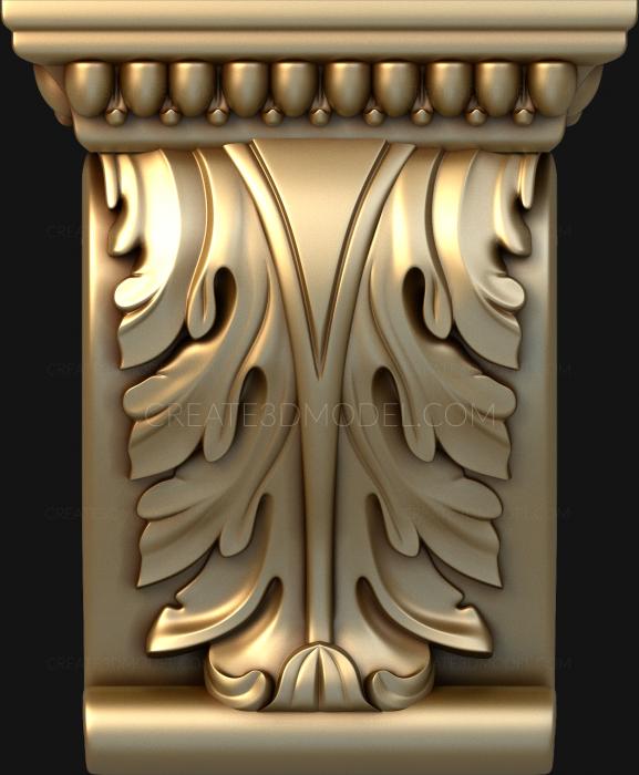 Corbels (KR_0017-1) 3D model for CNC machine