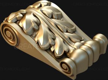 Corbels (KR_0023) 3D model for CNC machine