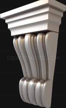 Corbels (KR_0030) 3D model for CNC machine