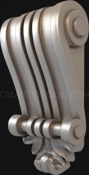 Corbels (KR_0031) 3D model for CNC machine