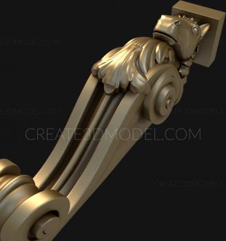 Corbels (KR_0108) 3D model for CNC machine