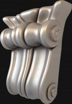 Corbels (KR_0146) 3D model for CNC machine