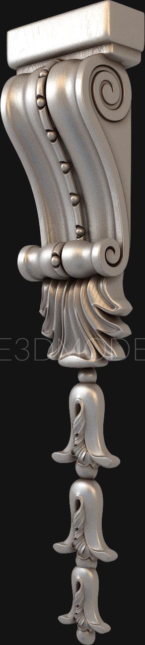 Corbels (KR_0151) 3D model for CNC machine