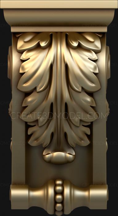 Corbels (KR_0160) 3D model for CNC machine