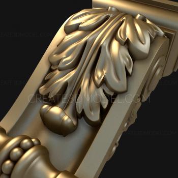 Corbels (KR_0160) 3D model for CNC machine