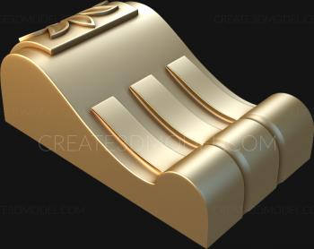 Corbels (KR_0204) 3D model for CNC machine