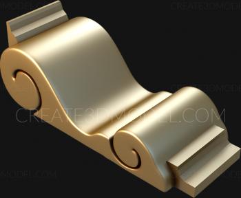 Corbels (KR_0207) 3D model for CNC machine