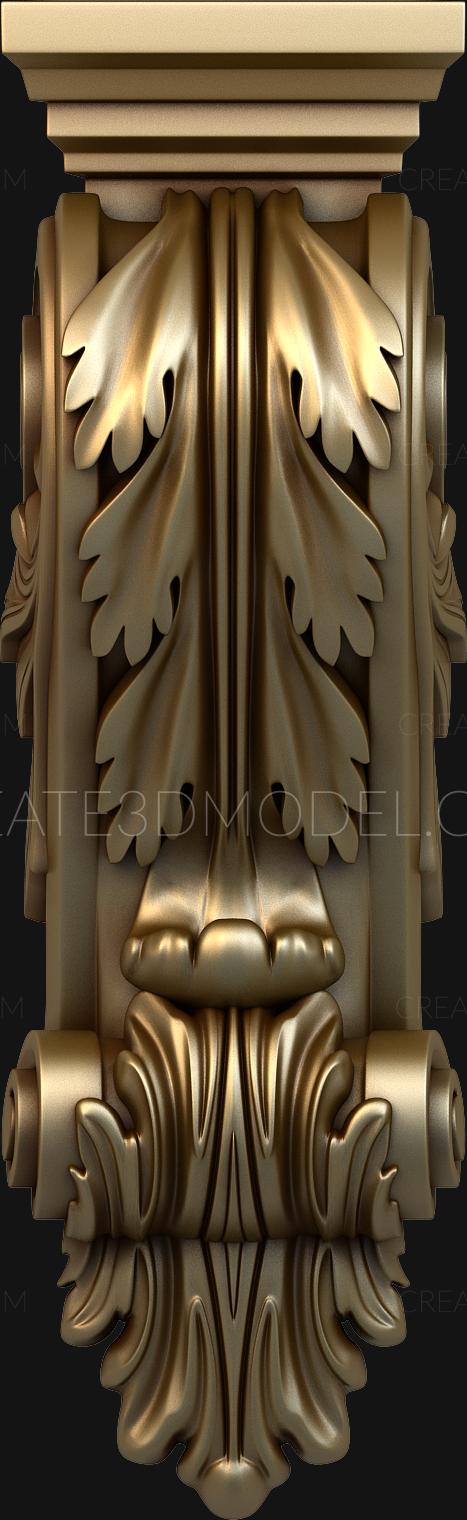 Corbels (KR_0217) 3D model for CNC machine