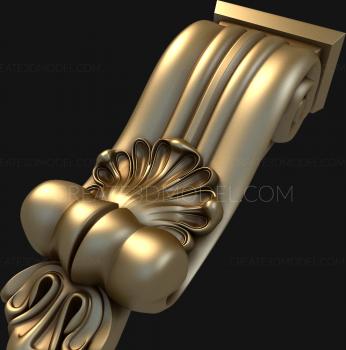 Corbels (KR_0222) 3D model for CNC machine