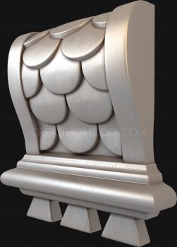 Corbels (KR_0224) 3D model for CNC machine