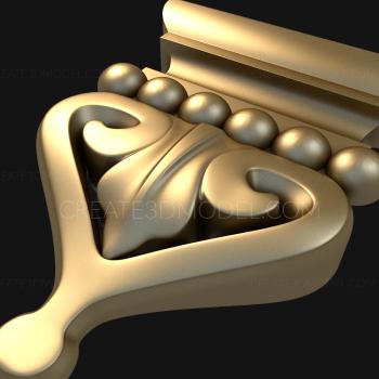 Corbels (KR_0248) 3D model for CNC machine