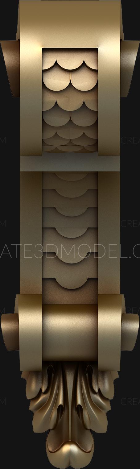 Corbels (KR_0278) 3D model for CNC machine