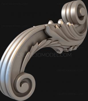 Corbels (KR_0298) 3D model for CNC machine