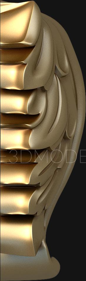 Corbels (KR_0329) 3D model for CNC machine