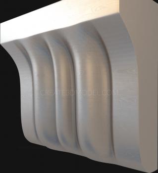 Corbels (KR_0332) 3D model for CNC machine