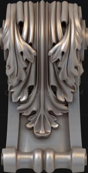 Corbels (KR_0343) 3D model for CNC machine