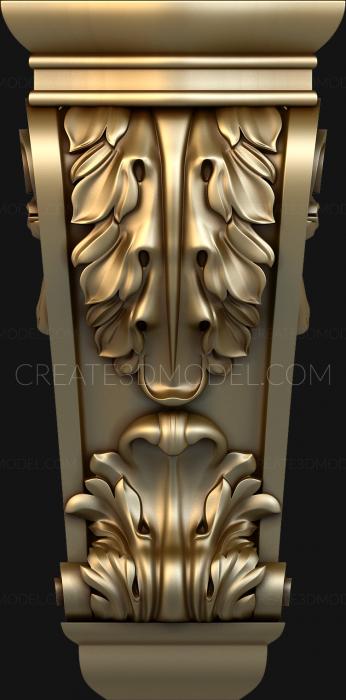 Corbels (KR_0356) 3D model for CNC machine