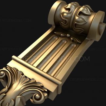 Corbels (KR_0362) 3D model for CNC machine