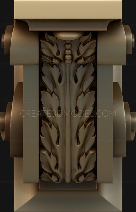 Corbels (KR_0381) 3D model for CNC machine