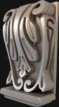 Corbels (KR_0455) 3D model for CNC machine