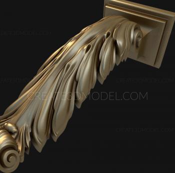 Corbels (KR_0462) 3D model for CNC machine