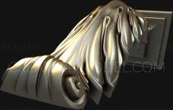 Corbels (KR_0462) 3D model for CNC machine