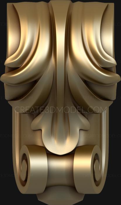 Corbels (KR_0478) 3D model for CNC machine