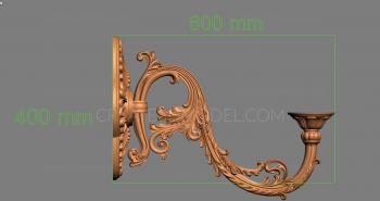 Corbels (KR_0489) 3D model for CNC machine