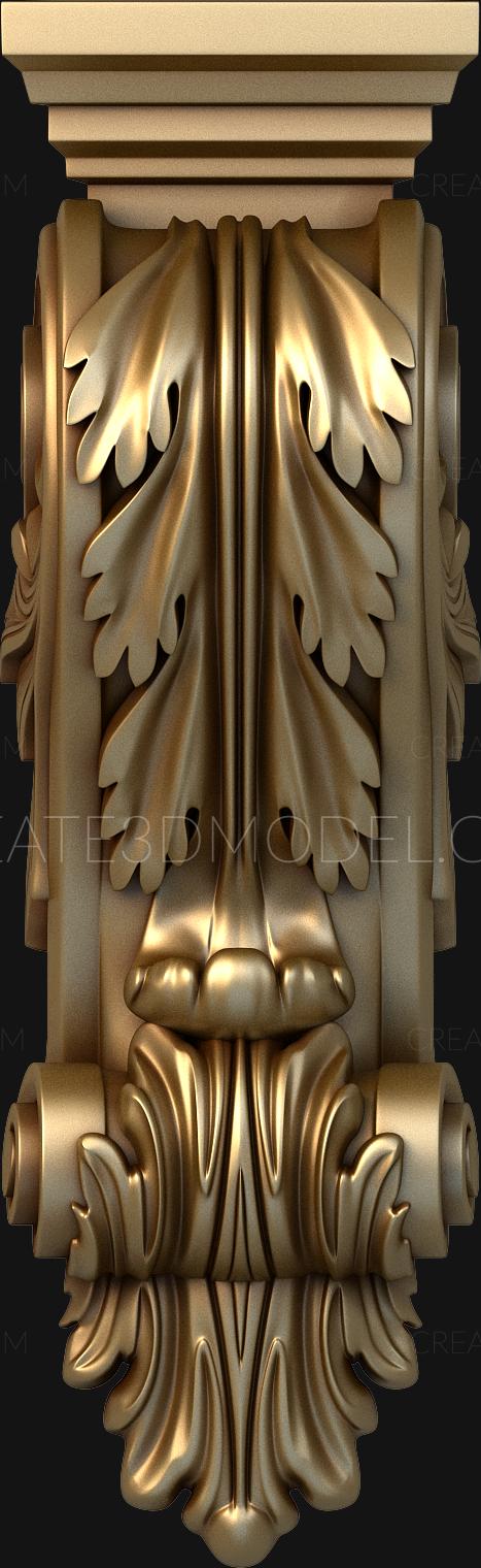 Corbels (KR_0600) 3D model for CNC machine