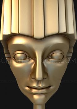 Mask (MS_0109) 3D model for CNC machine