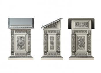 Church furniture (MBC_0022) 3D model for CNC machine